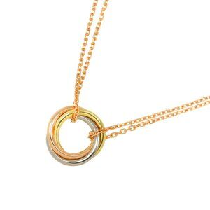 Cartier Trinity Necklace 18K PG WG YG 750 90286764